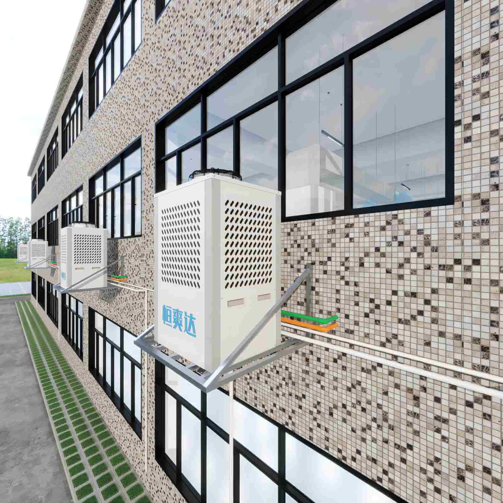 Energy-saving Air Conditioner Cooling Solution for Clothing Factory