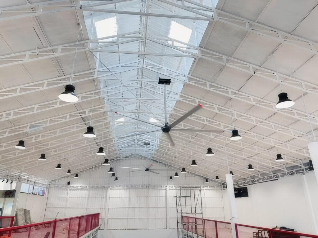 Cambodia GYM HVLS Ceiling Fan Cooling-Ventilation Solution