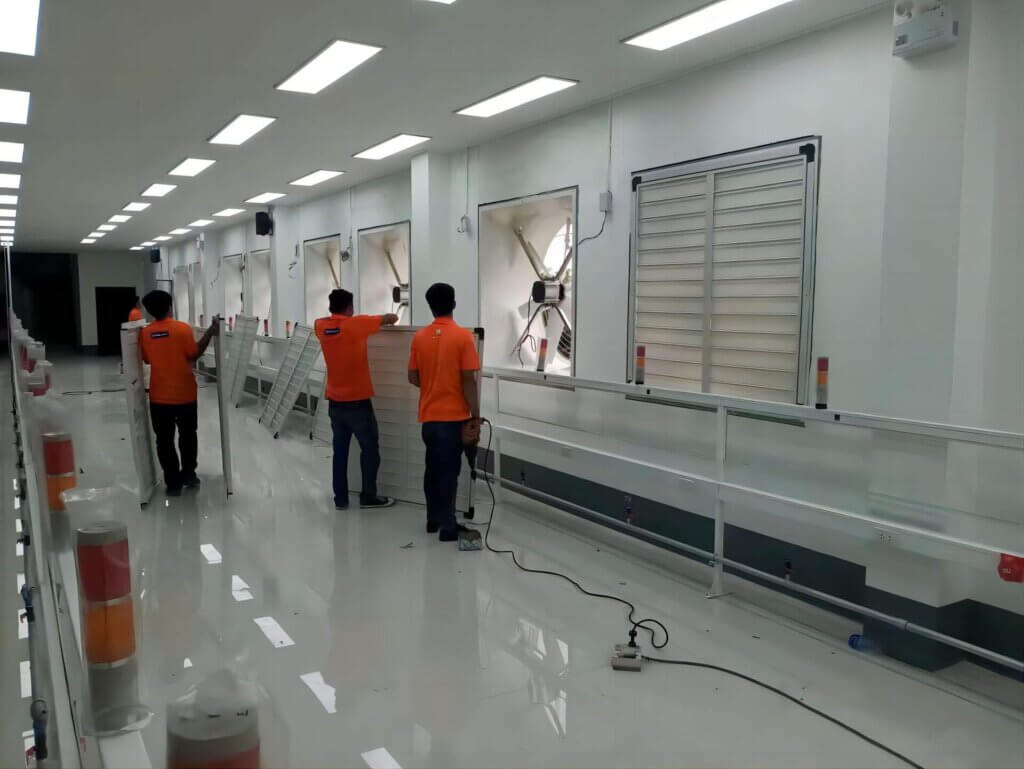 Vietnam Clothing Factory Ventilation Solution